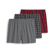 3 Pack Alpha Classic Woven Boxers - Kmart