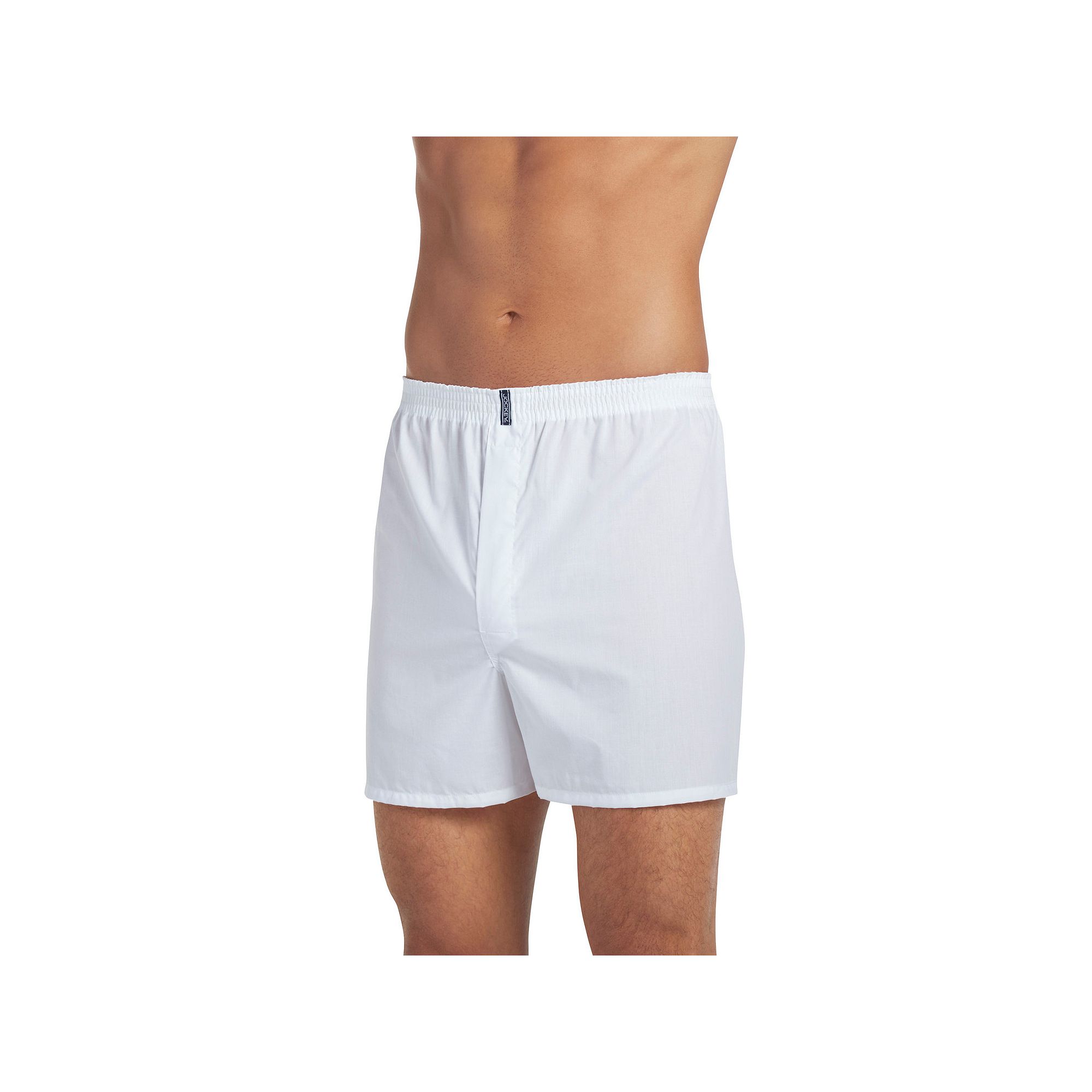Mens Jockey® 3-pack Classic Full-Cut Woven Boxers, Size: Medium, White