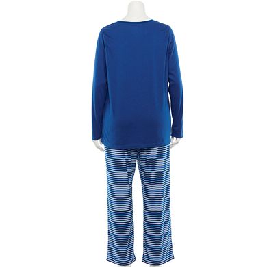 Plus Jammies For Your Families® Hanukkah Graphic Top & Pants Pajama Set