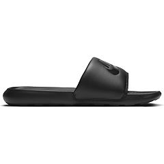 Black nike slides online womens