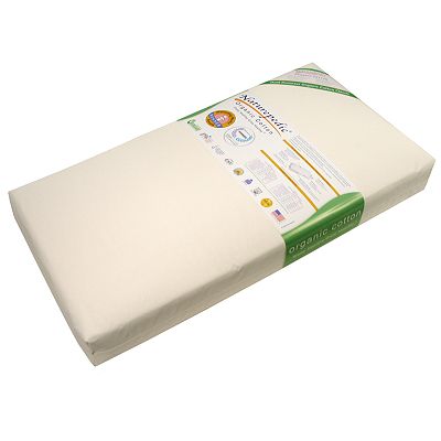 Naturepedic Organic Cotton Classic 150 Seamless 2 Stage Crib Mattress