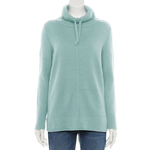 Women's Sonoma Goods For Life® Drawstring Mockneck Sweater