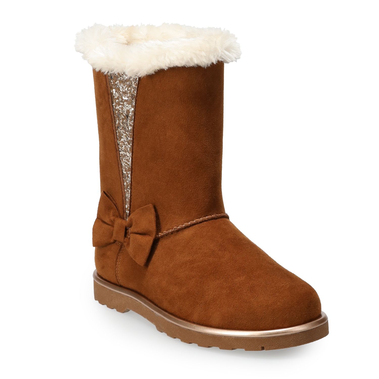 carrie faux fur lined duck boot