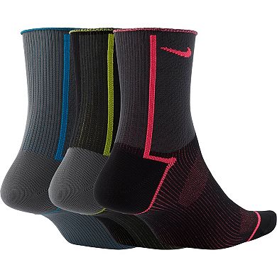 Women's Nike 3-Pack Everyday Plus Lightweight Training Ankle Socks