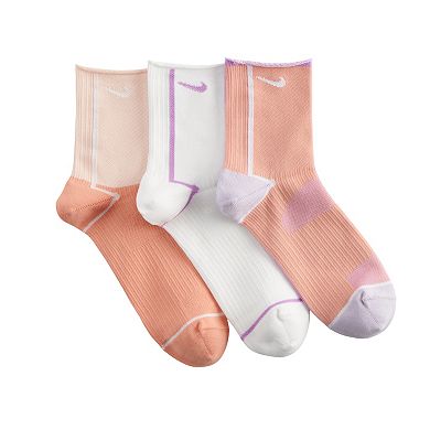 Women's Nike 3-Pack Everyday Plus Lightweight Training Ankle Socks
