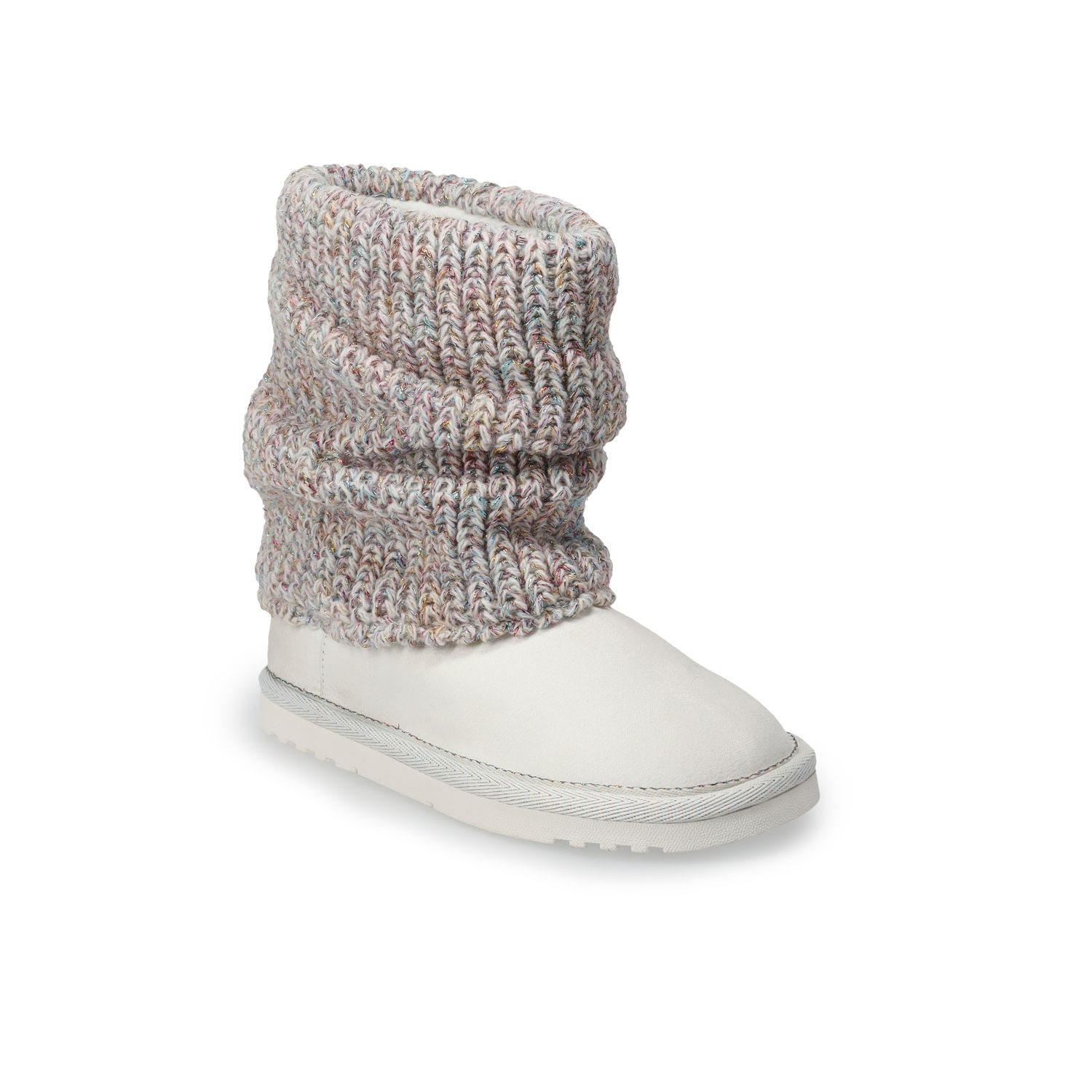 girls white boots