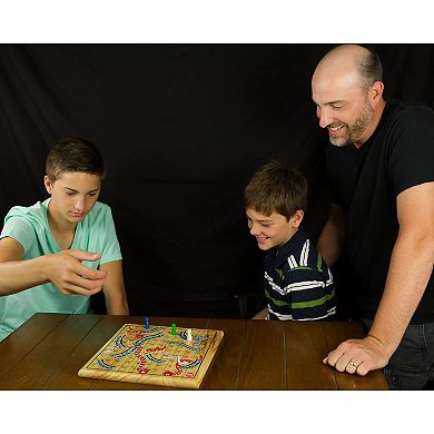 New Entertainment Wooden Snakes & Ladders