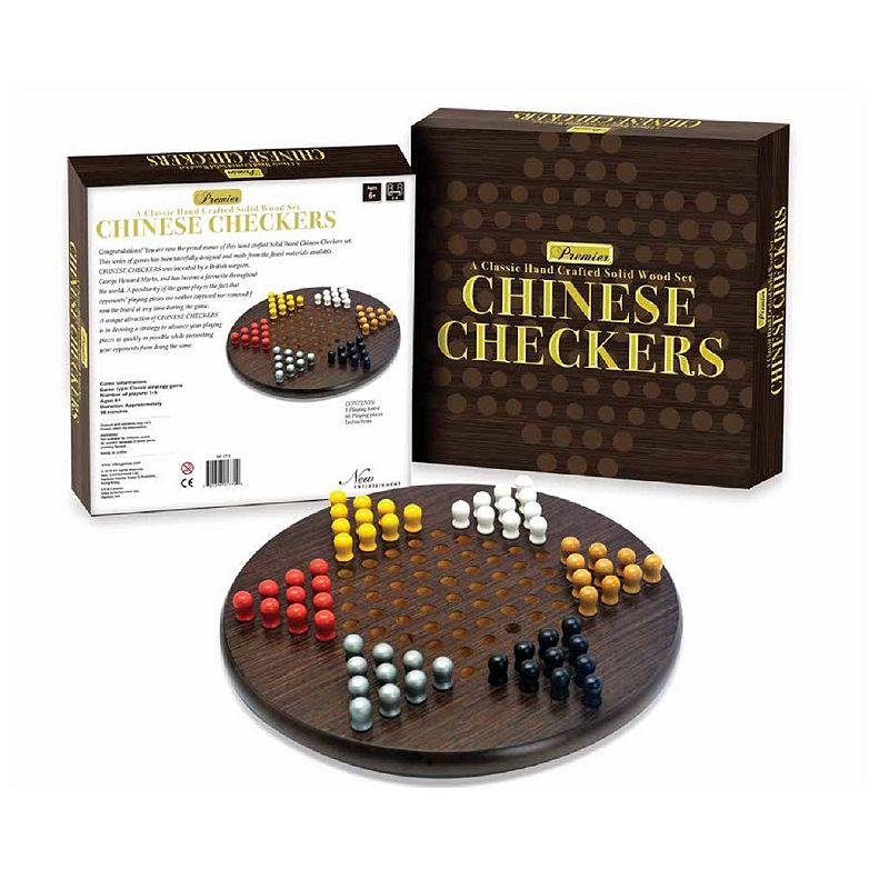 New Entertainment Premier Chinese Checkers, Multicolor