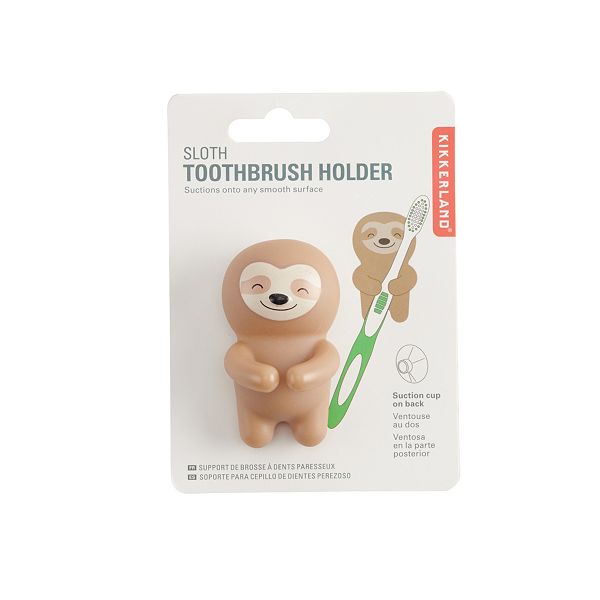 Kikkerland Sloth Toothbrush Holder