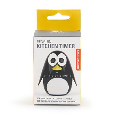 Kikkerland Penguin Kitchen Timer