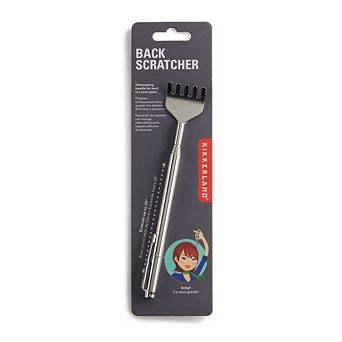 Kikkerland Silver Tone Back Scratcher