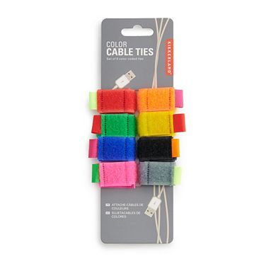 Kikkerland Color-Coded Cable Ties