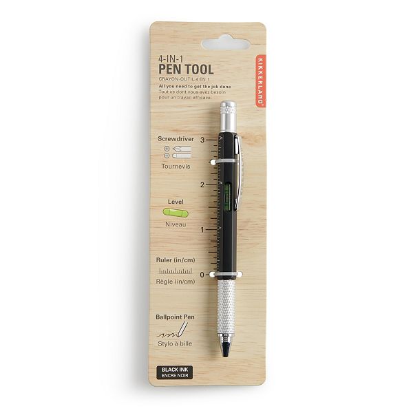 Kikkerland Black 4 in 1 Pen Tool