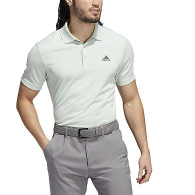 Men's adidas Heathered Performance Golf Polo