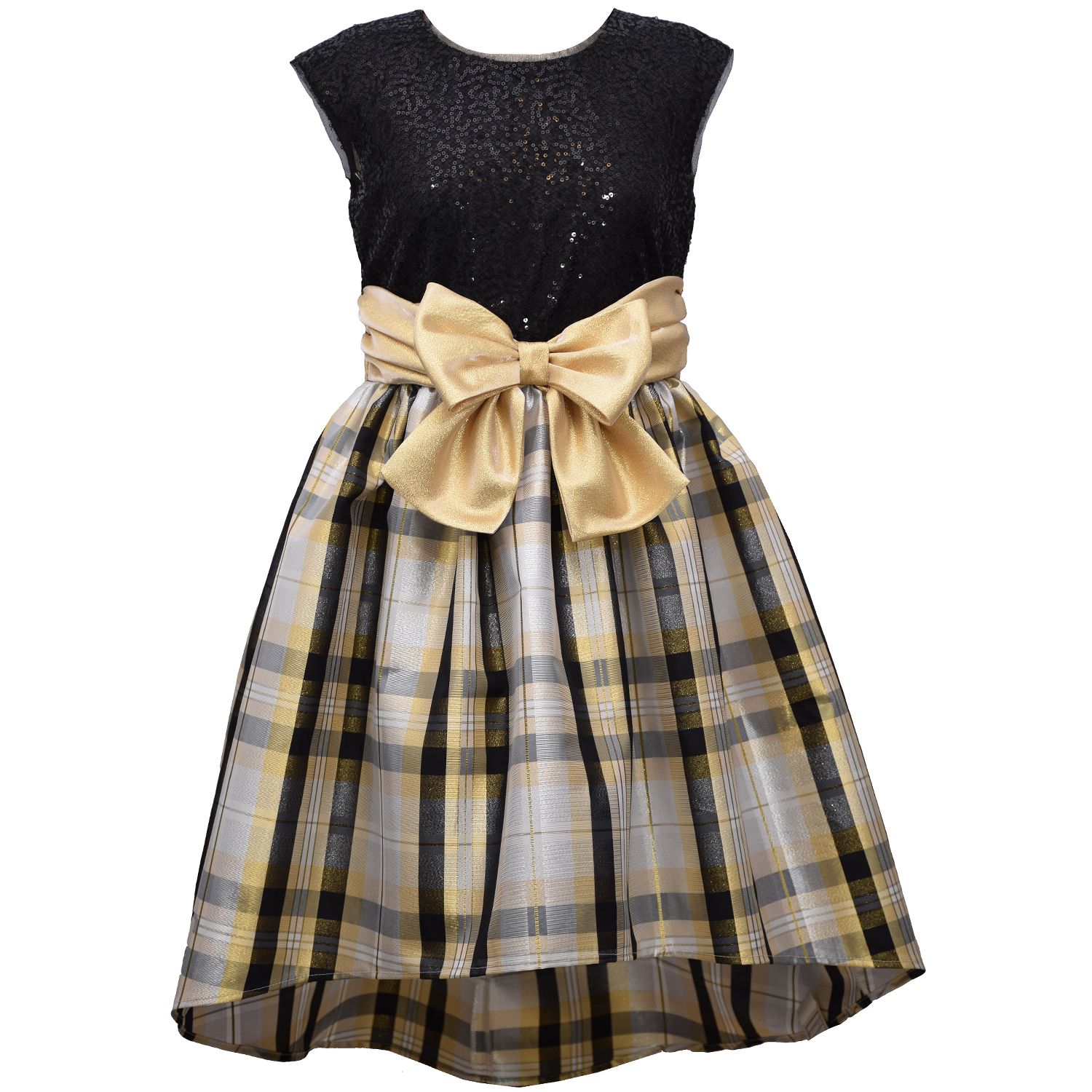 Girls 7-16 Bonnie Jean Hi-Low Plaid Dress