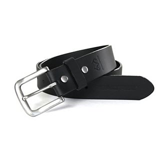 Men's Realtree Country Smooth Black Leather Belt