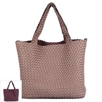 Karla Hanson Riki & Romi Reversible Woven Tote