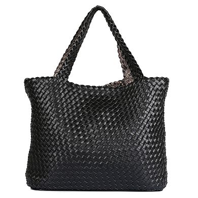 Karla Hanson Riki & Romi Reversible Woven Tote