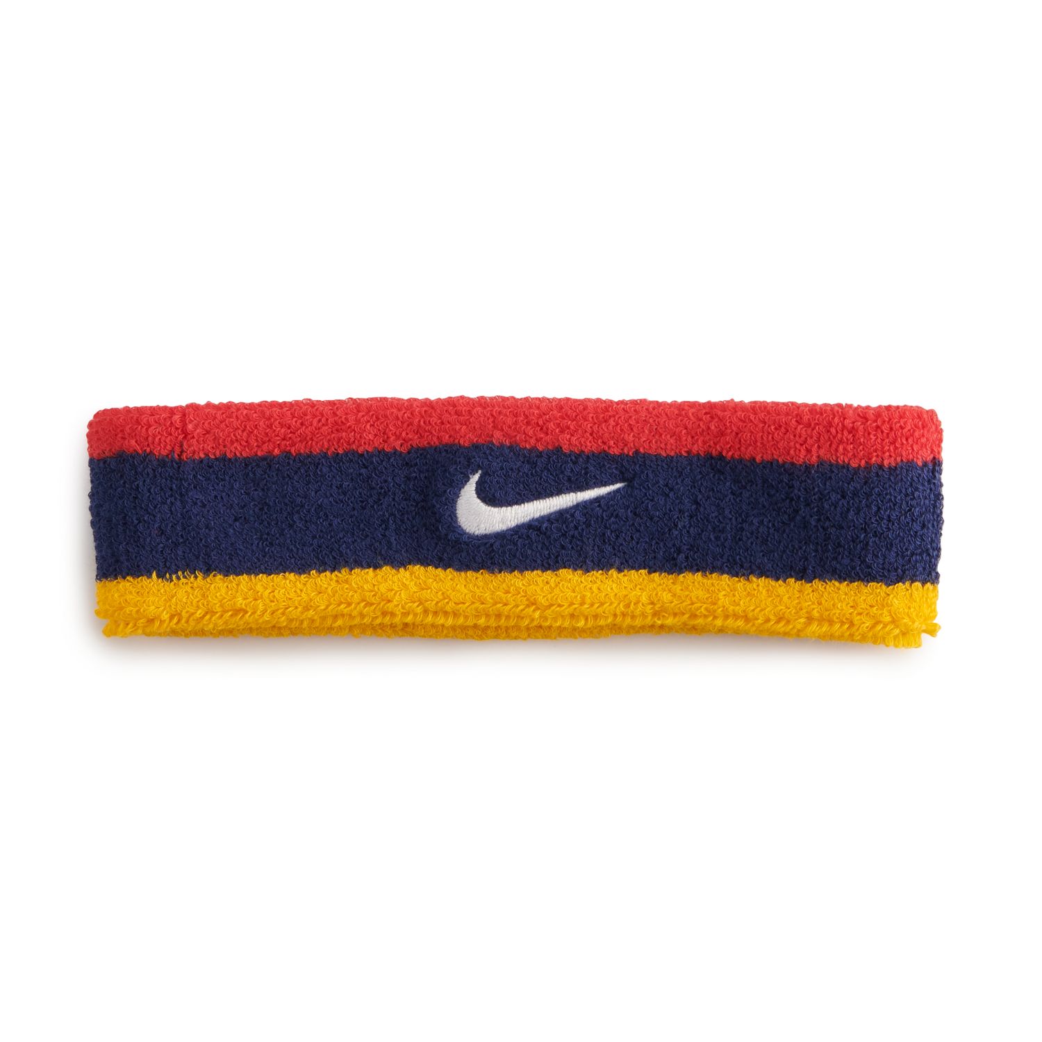 nike swoosh headband white