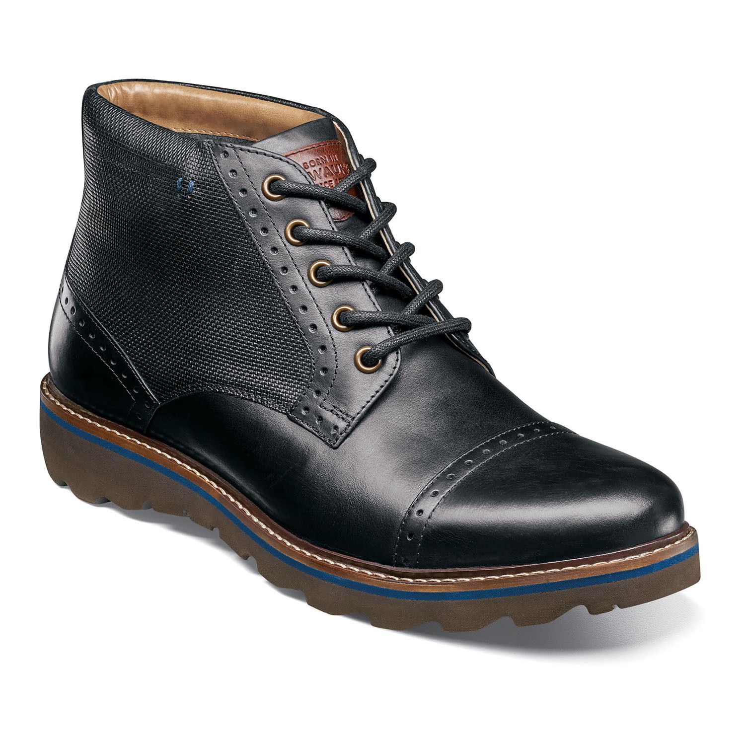 cap toe chukka boot
