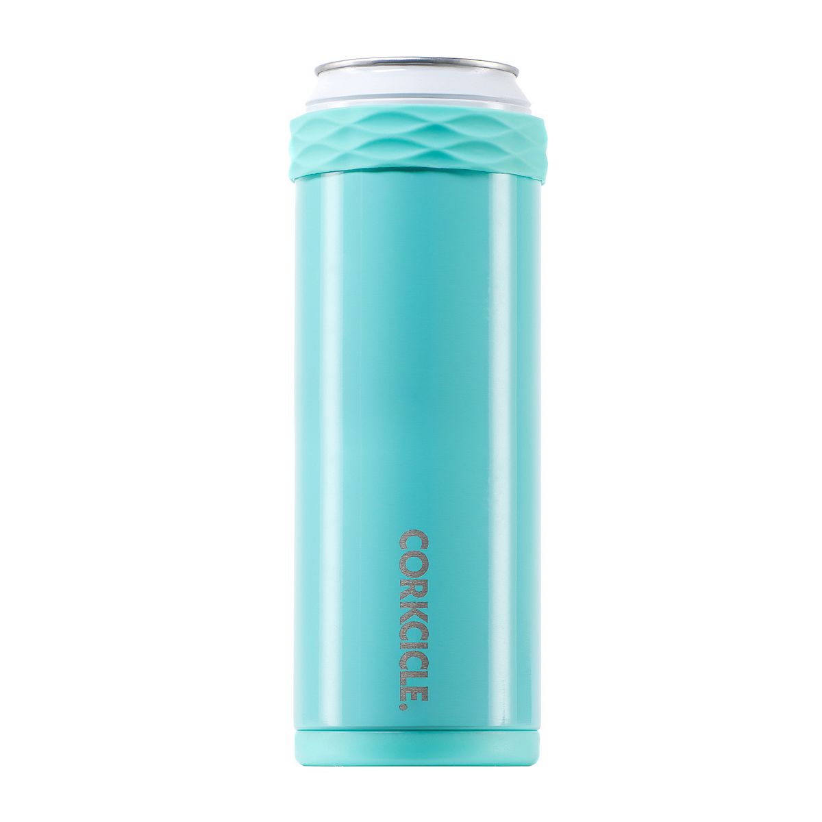 Contigo River North Stainless Steel 2-in-1 Slim Can Cooler and Tumbler with Splash-proof Lid