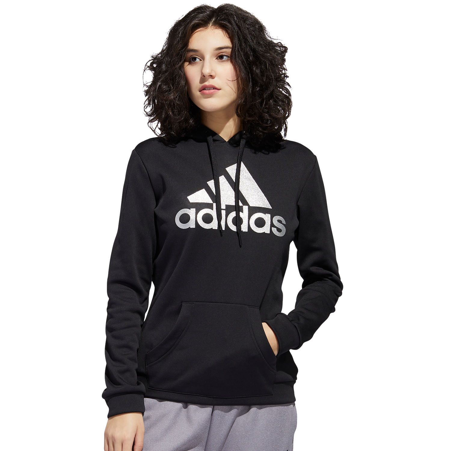 adidas fleece hoodie women's