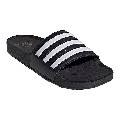 Adidas men's adilette boost slides black best sale