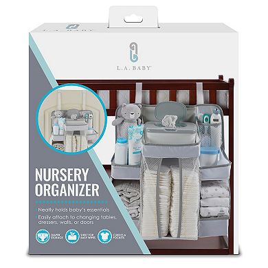 LA Baby Diaper Caddy & Nursery Organizer