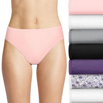 Women's Hanes Ultimate® 7-Pack Breathable Cotton Hi-Cut Panty 43H7EC