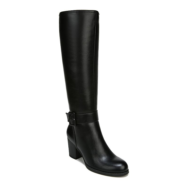 Women s SOUL Naturalizer Twinkle Wide Calf Knee High Boot Black Smooth Synthetic Leather 9.5 M