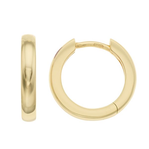 Kohls white gold hot sale hoop earrings