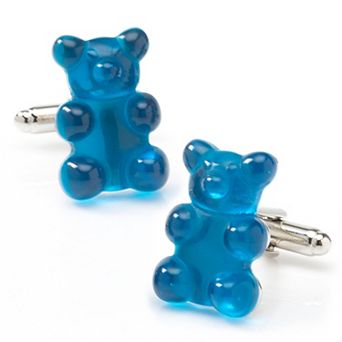 Men's Blue Gummy Bear Cufflinks