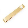 Men's Mickey Mouse Cut Out Gold Tie Bar