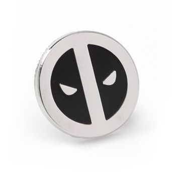 Men's Deadpool Silver Mask Lapel Pin