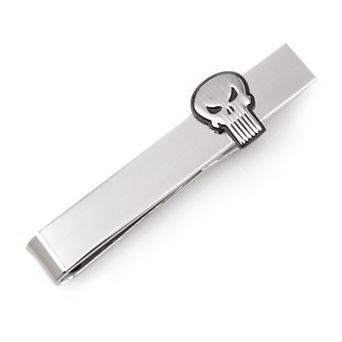 Men's The Punisher Silver Tie Bar