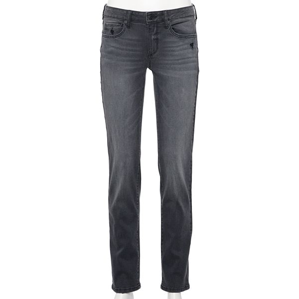 Petite Sonoma Goods For Life® Supersoft Midrise Slim Straight-Leg Jeans