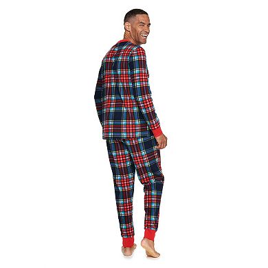 Men's Jammies For Your Families® Holly Jolly Plaid Pajama Set