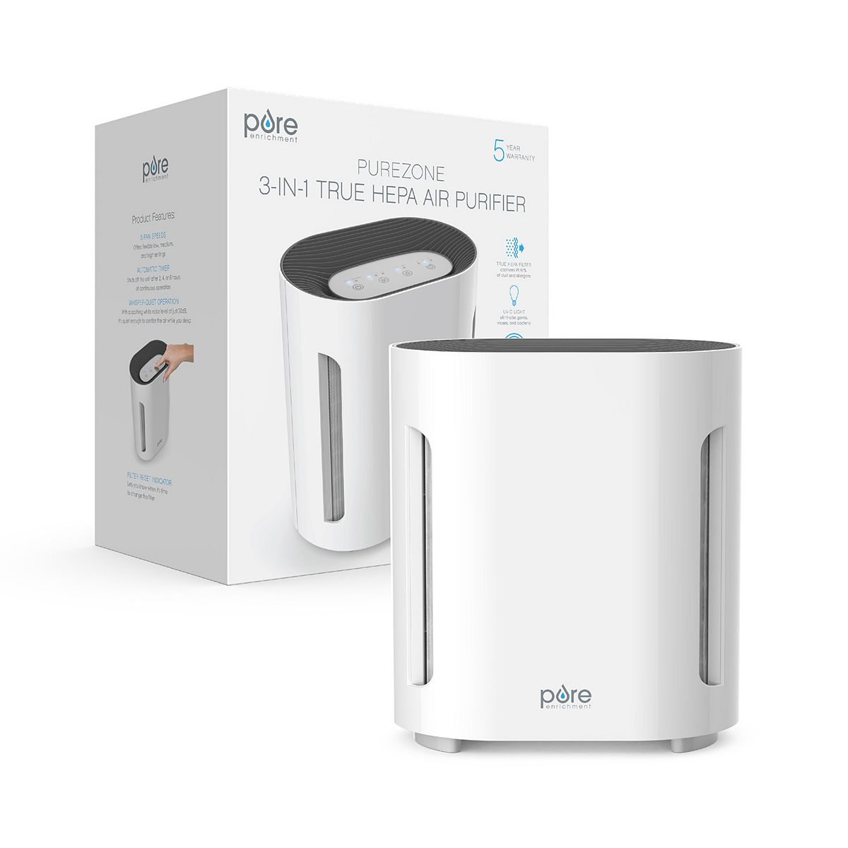 Pure Enrichment PureZone 3-in-1 Air Purifier