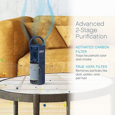 Pure Enrichment True HEPA Small & Portable Air Purifier for On-The-Go Use