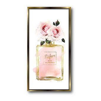 COURTSIDE MARKET Perfume Peach Framed Canvas Wall Art