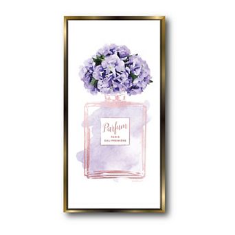 COURTSIDE MARKET Perfume Violet Framed Canvas Wall Art