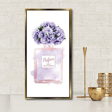 Courtside Market Perfume Violet Framed Canvas Wall Art