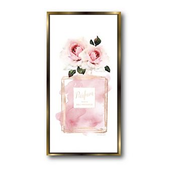 COURTSIDE MARKET Perfume Champagne Framed Canvas Wall Art