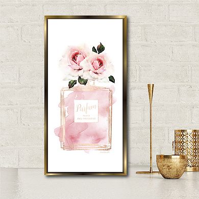 Courtside Market Perfume Champagne Framed Canvas Wall Art