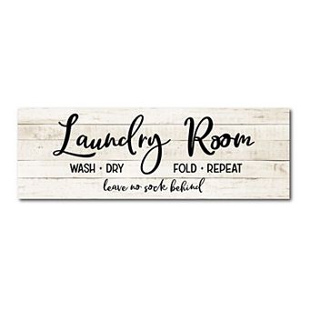 COURTSIDE MARKET Laundry Room Gallery Horizontal Canvas Wall Art