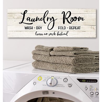 COURTSIDE MARKET Laundry Room Gallery Horizontal Canvas Wall Art