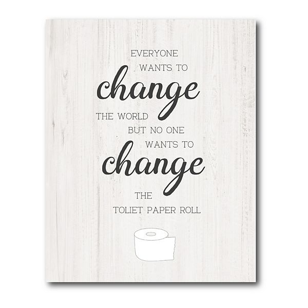 COURTSIDE MARKET Change Gallery Canvas Wall Art