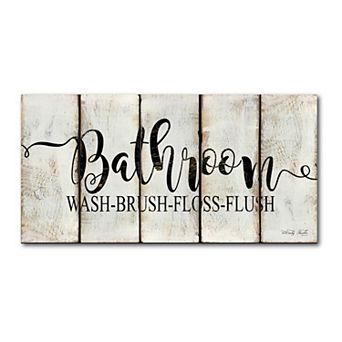 COURTSIDE MARKET Bathroom Gallery Canvas Wall Art