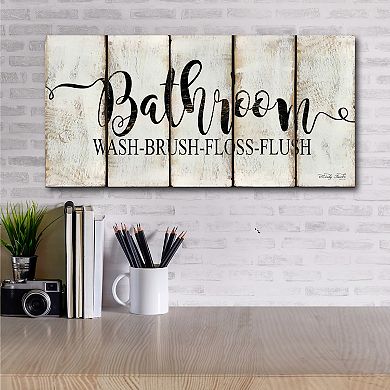 Courtside Market Bathroom Gallery Canvas Wall Art