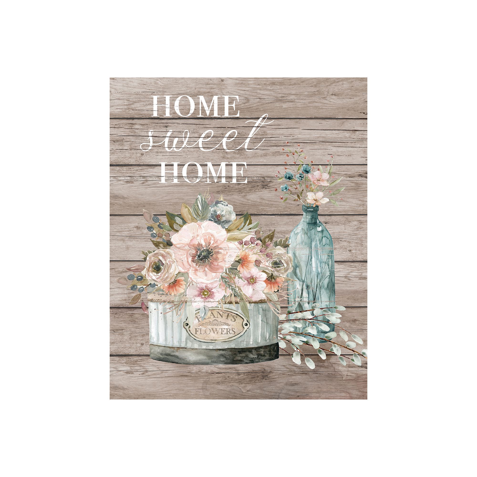 COURTSIDE MARKET Home Sweet Home Gallery Canvas Wall Art, Multi Color